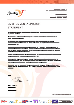 ENVIRONMENT STATEMENT POLICY